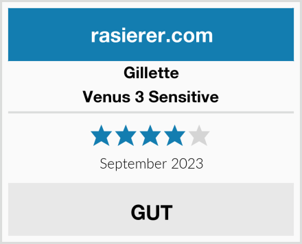 Gillette Venus 3 Sensitive Test