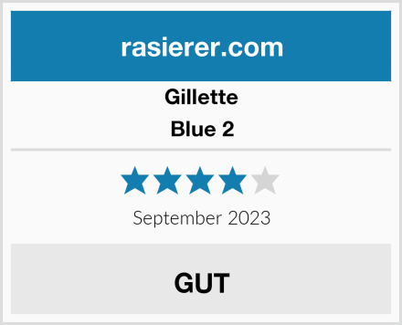 Gillette Blue 2 Test