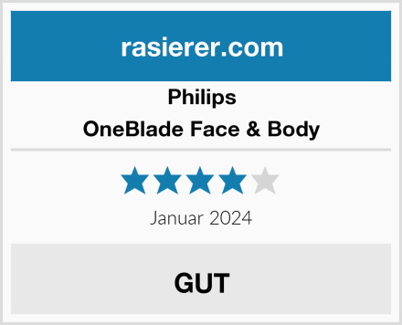 Philips OneBlade Face & Body Test