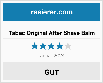  Tabac Original After Shave Balm Test