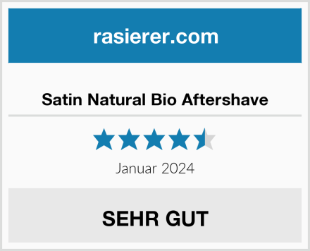  Satin Natural Bio Aftershave Test
