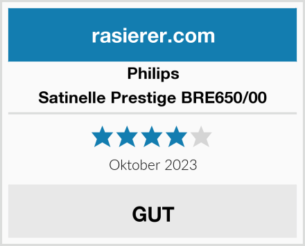 Philips Satinelle Prestige BRE650/00 Test