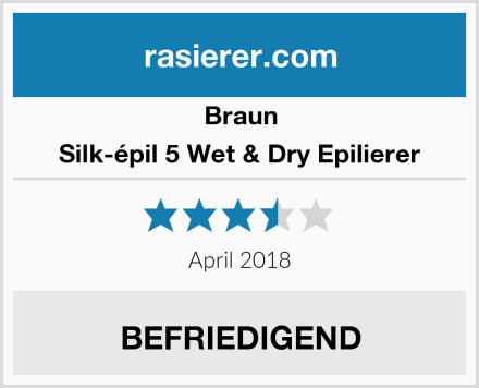 Braun Silk-épil 5 Wet & Dry Epilierer Test