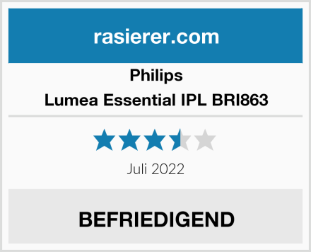 Philips Lumea Essential IPL BRI863 Test