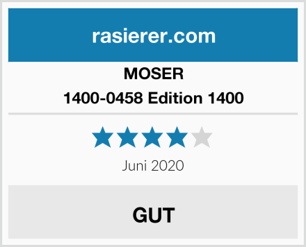 MOSER 1400-0458 Edition 1400 Test