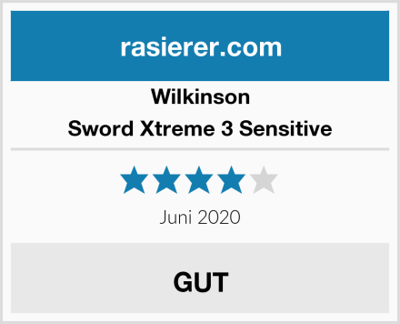 Wilkinson Sword Xtreme 3 Sensitive Test