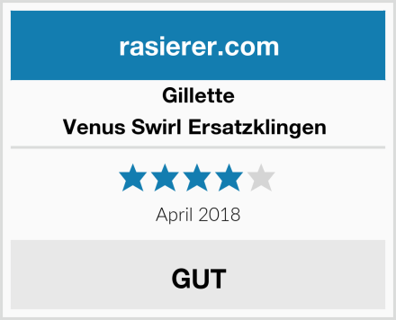 Gillette Venus Swirl Ersatzklingen  Test