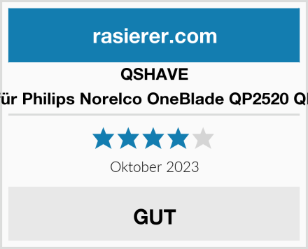 QSHAVE Case für Philips Norelco OneBlade QP2520 QP2570  Test