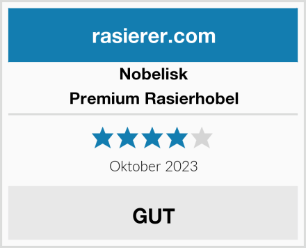 Nobelisk Premium Rasierhobel Test