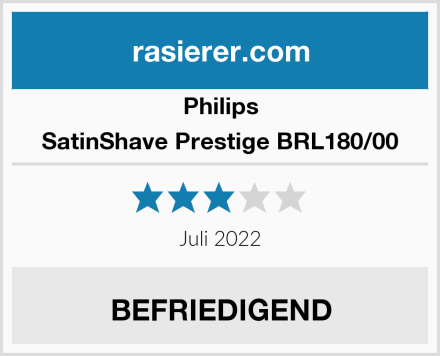 Philips SatinShave Prestige BRL180/00 Test