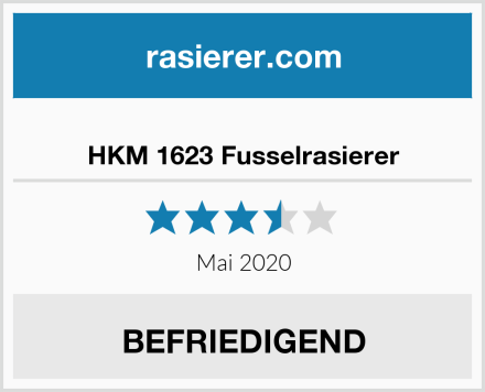  HKM 1623 Fusselrasierer Test