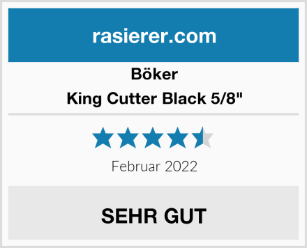 Böker King Cutter Black 5/8" Test