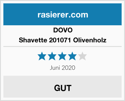 DOVO Shavette 201071 Olivenholz Test
