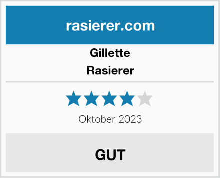 Gillette Rasierer Test