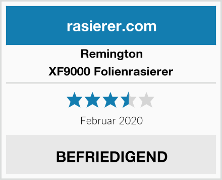 Remington XF9000 Folienrasierer Test