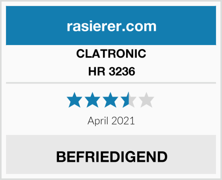 Clatronic HR 3236 Test