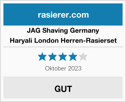 JAG Shaving Germany Haryali London Herren-Rasierset Test