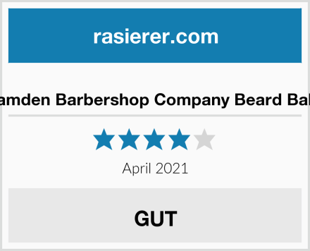  Camden Barbershop Company Beard Balm Test