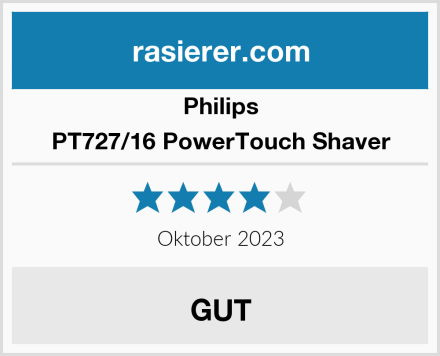 Philips PT727/16 PowerTouch Shaver Test