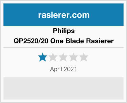Philips QP2520/20 One Blade Rasierer Test