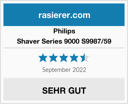 Philips Shaver Series 9000 S9987/59 Test