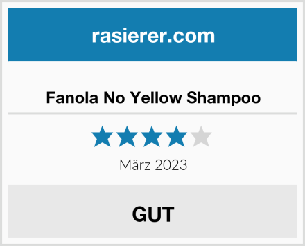  Fanola No Yellow Shampoo Test