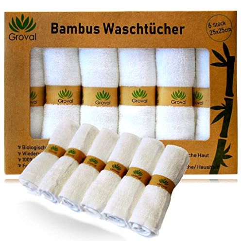  Groval Bambus Waschtücher